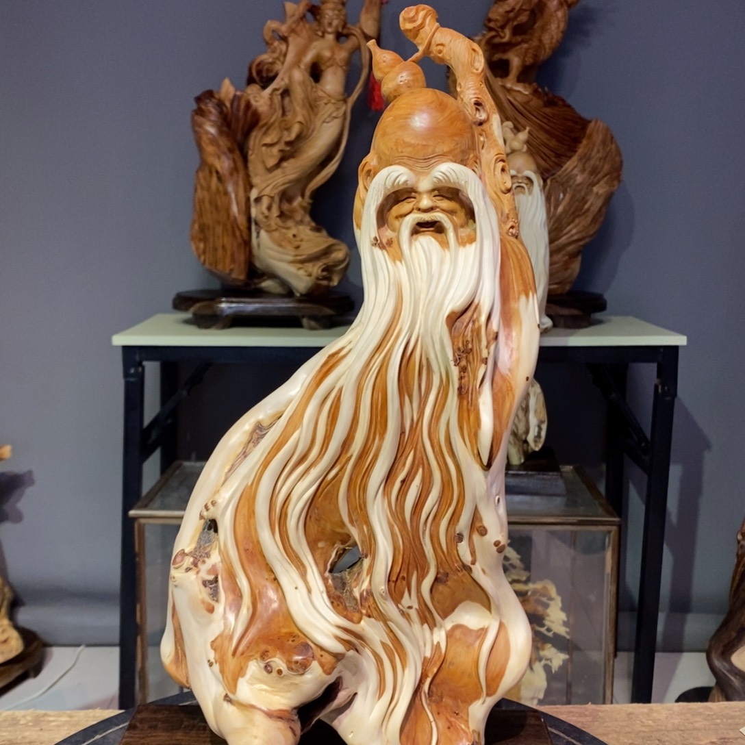 柏木（崖柏）崖柏木雕刻