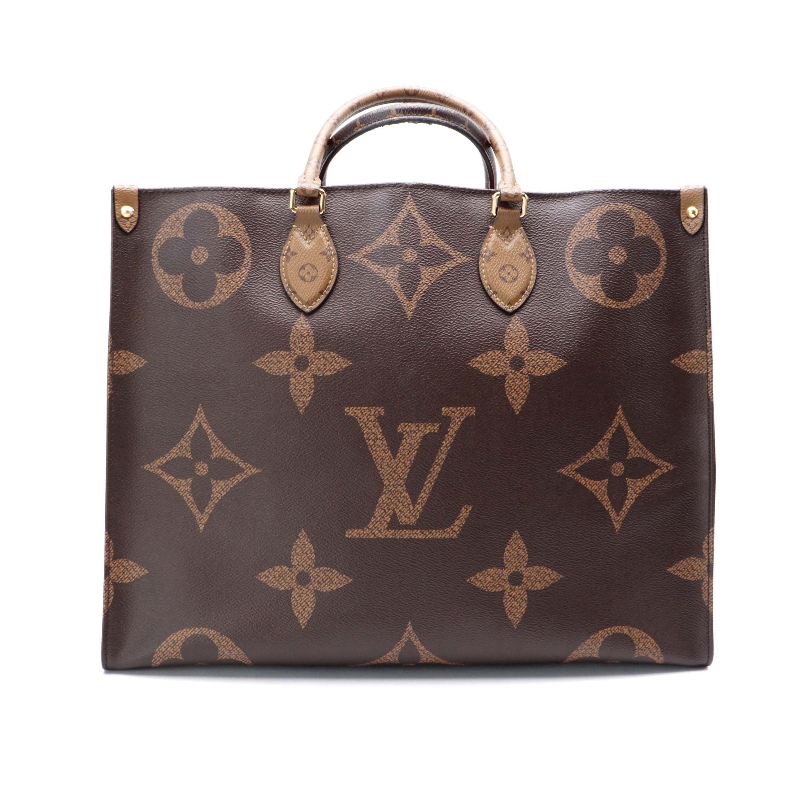 99新 LouisVuitton/路易威登 Onthego大号老花焦糖色 81102
