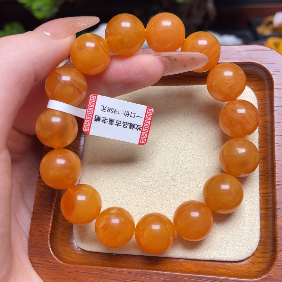 蜜蜡手链未镶嵌手串