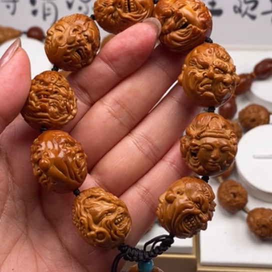 橄榄核手串/手链橄榄褐方法
