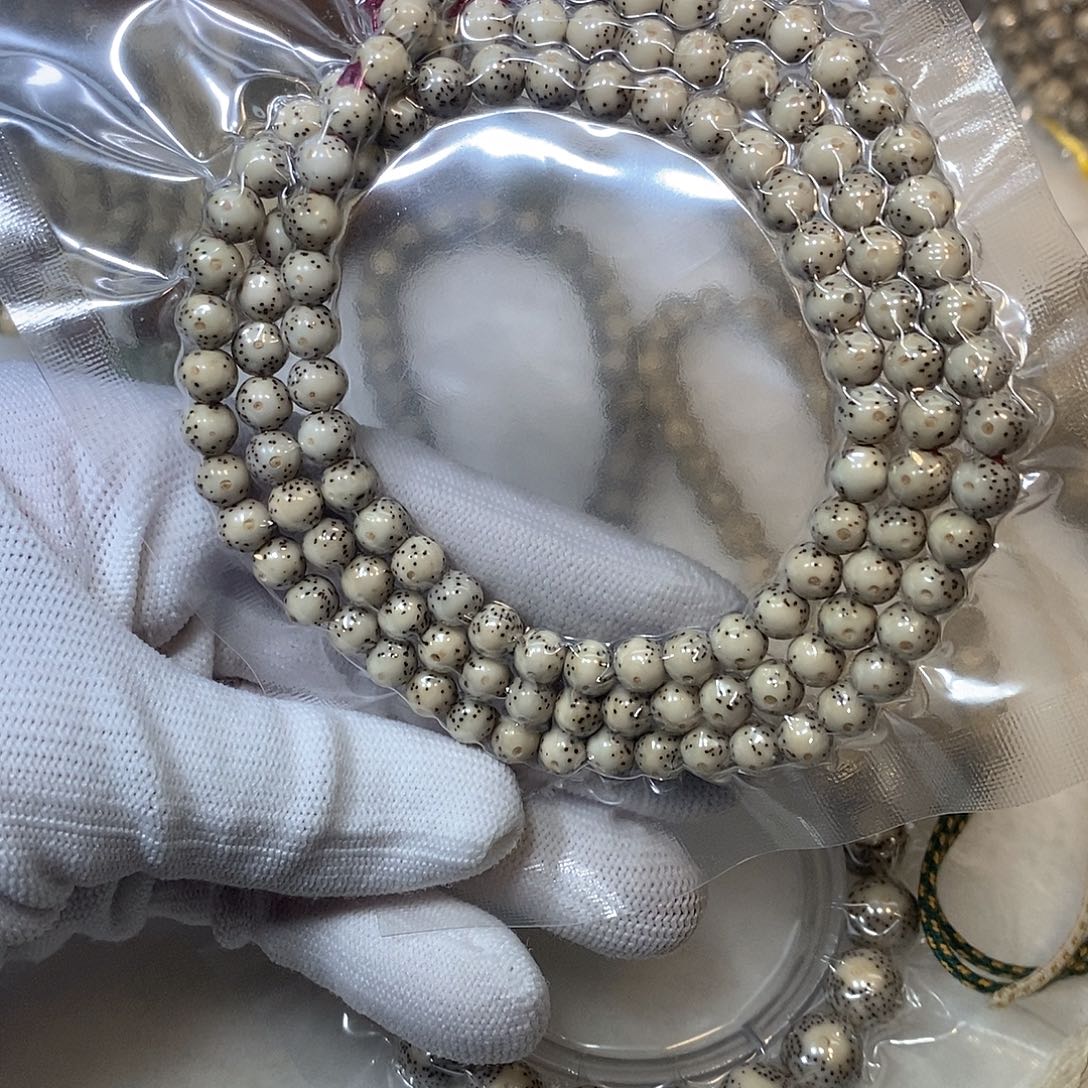 吊坠星月菩提6圆石玉108