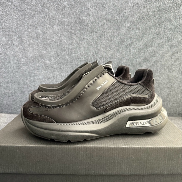 未使用 Prada/普拉达 38码 raf simons 黑色 休闲鞋 全新原盒