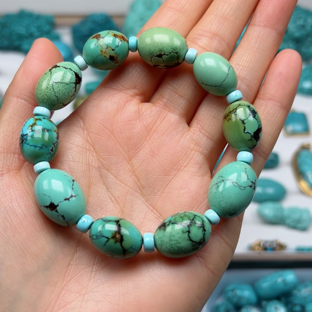 绿松石珠宝奇石未镶嵌