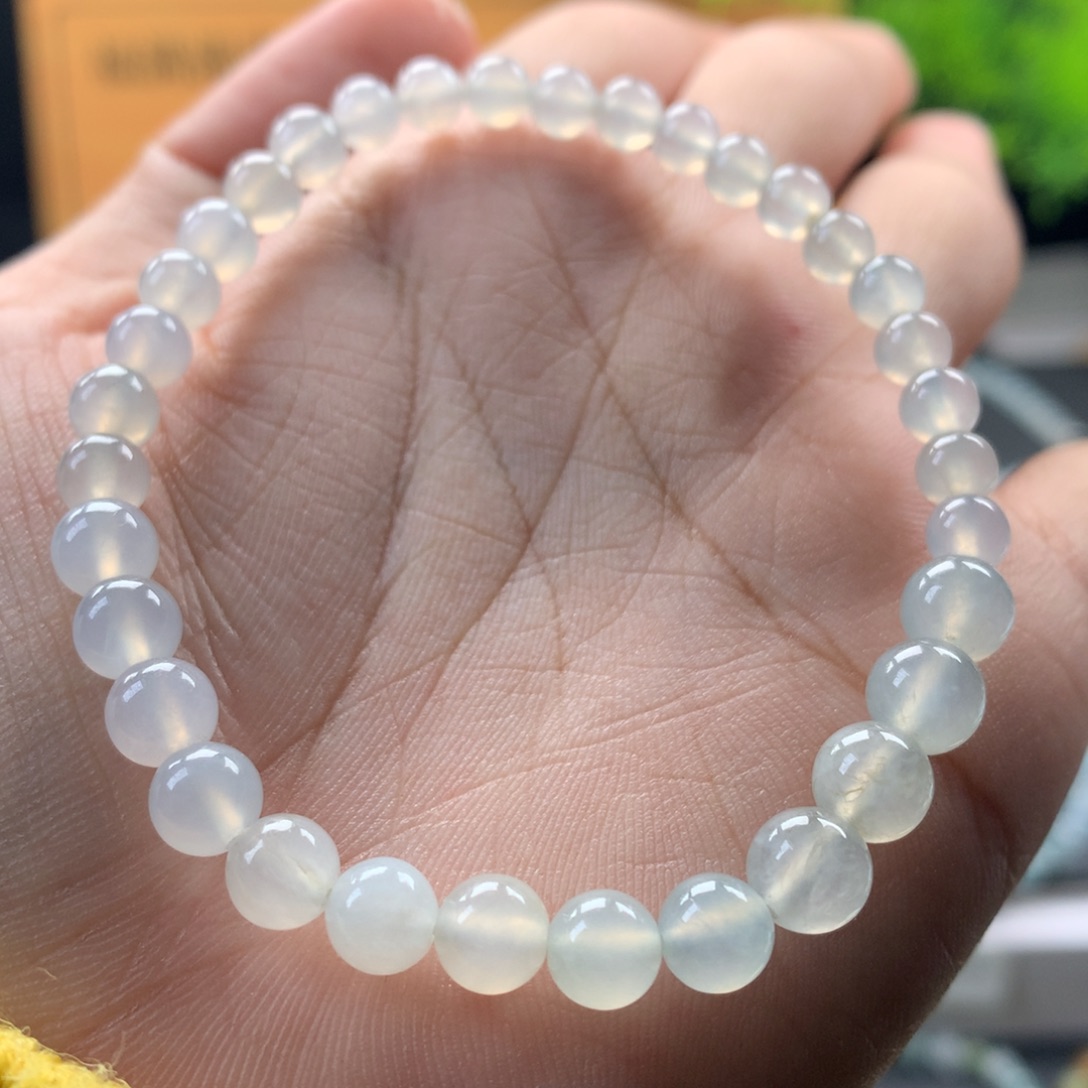 翡翠未镶嵌手链卡5～6.6