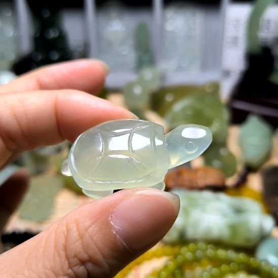 未镶嵌岫玉吊坠(不含链)