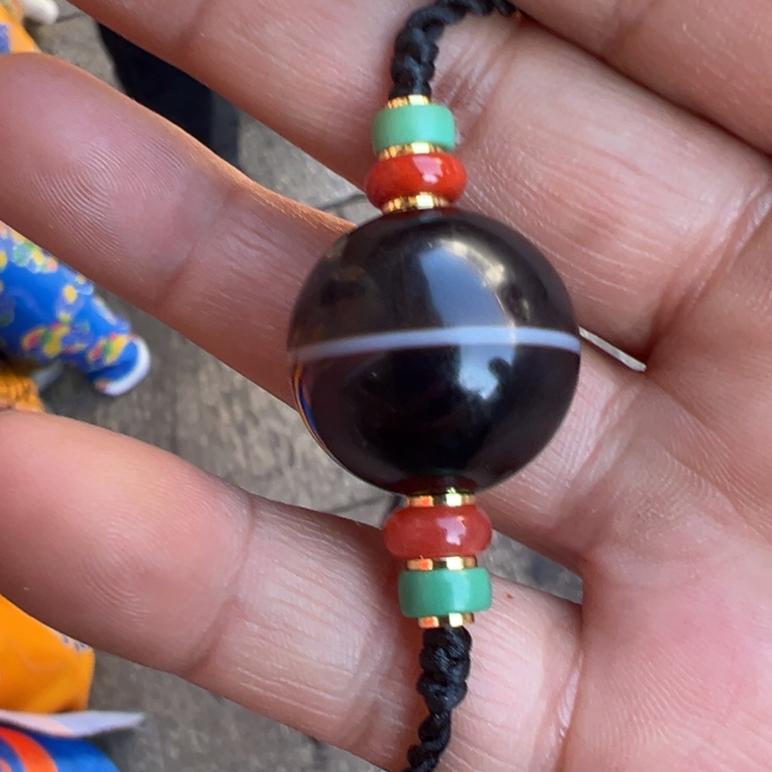 玛瑙/玉髓合金颈饰