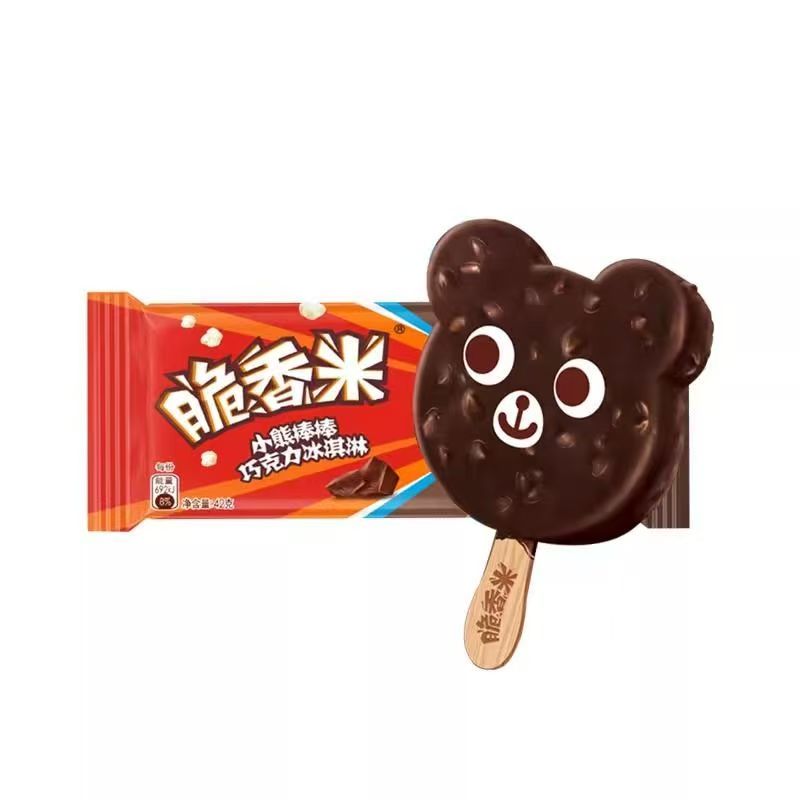 脆香米小熊棒棒巧克力冰淇淋42g 1袋/份