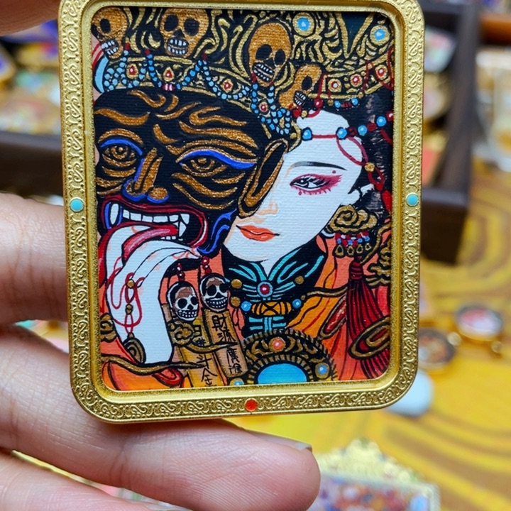 吊坠纯手绘扎基拉姆前世今生
