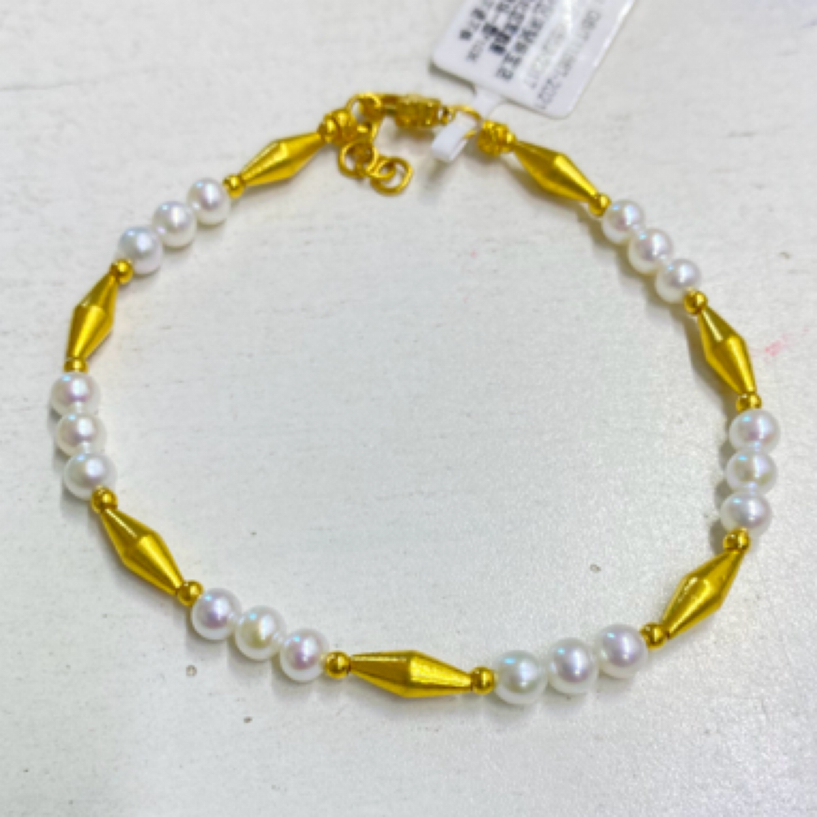 【薇心选黄金珠宝】足金饰品足金手链