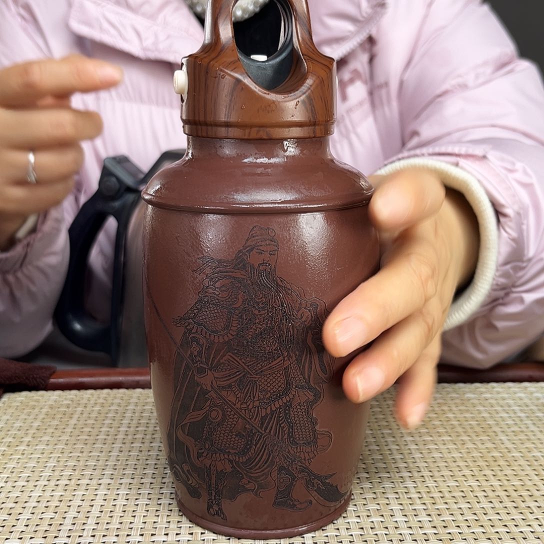 紫砂茶杯宜兴紫砂保温杯