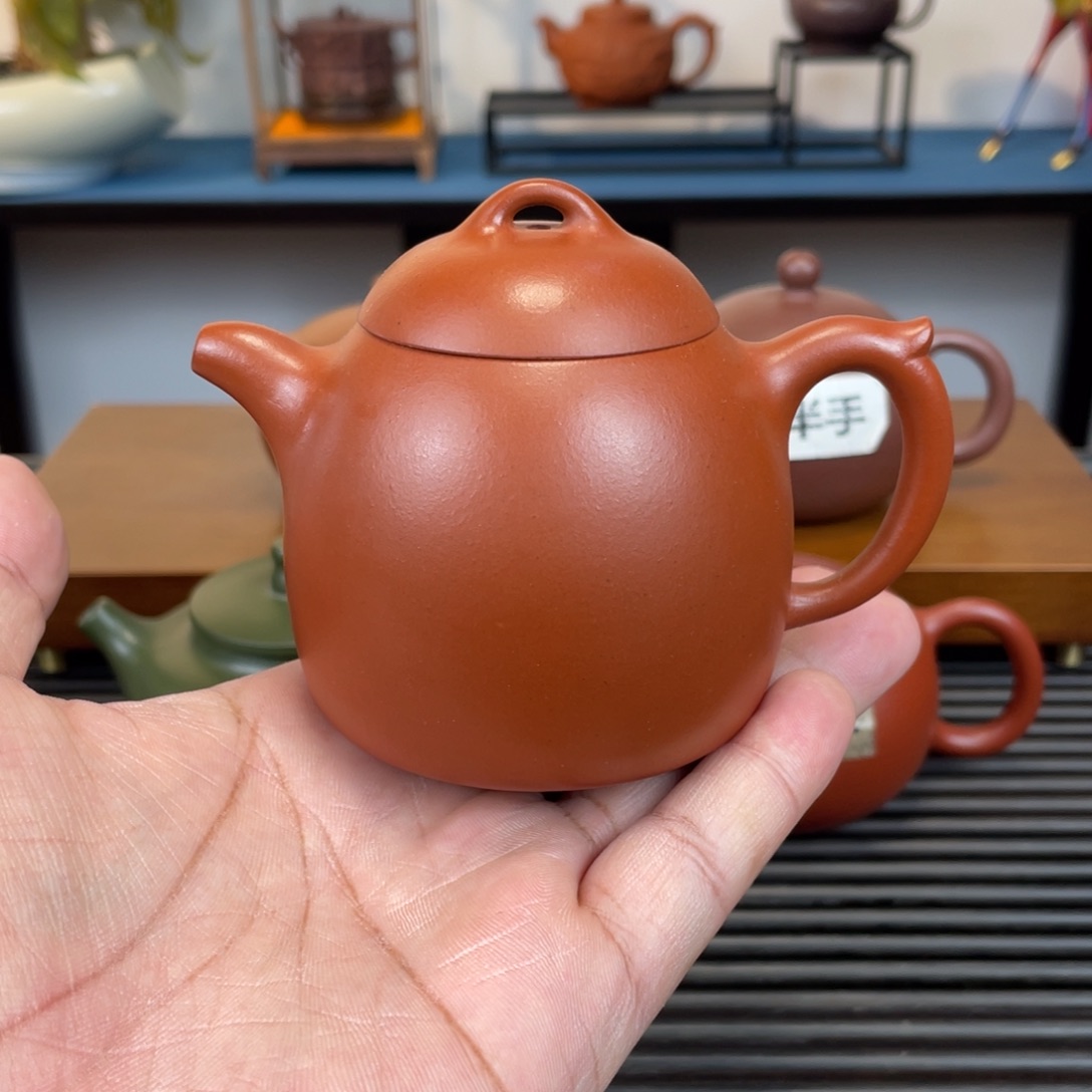 紫砂茶壶小红泥秦权170cc