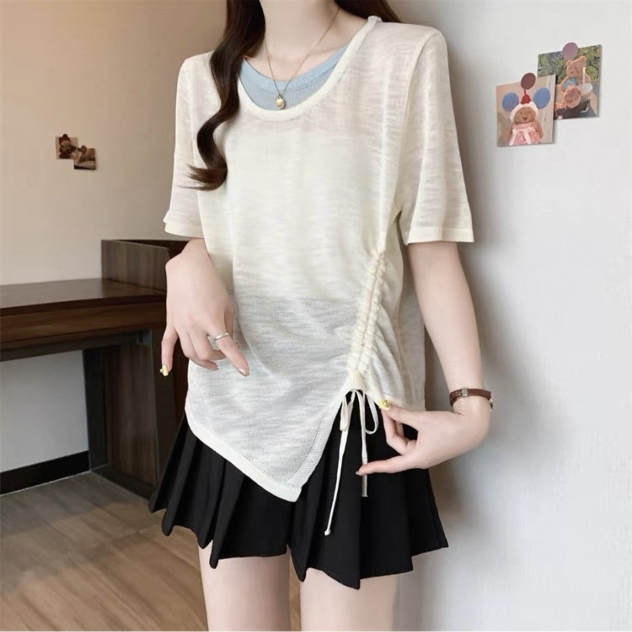 【0-100】朱捷的时尚韩版气质女装服装店 设计款百搭服饰