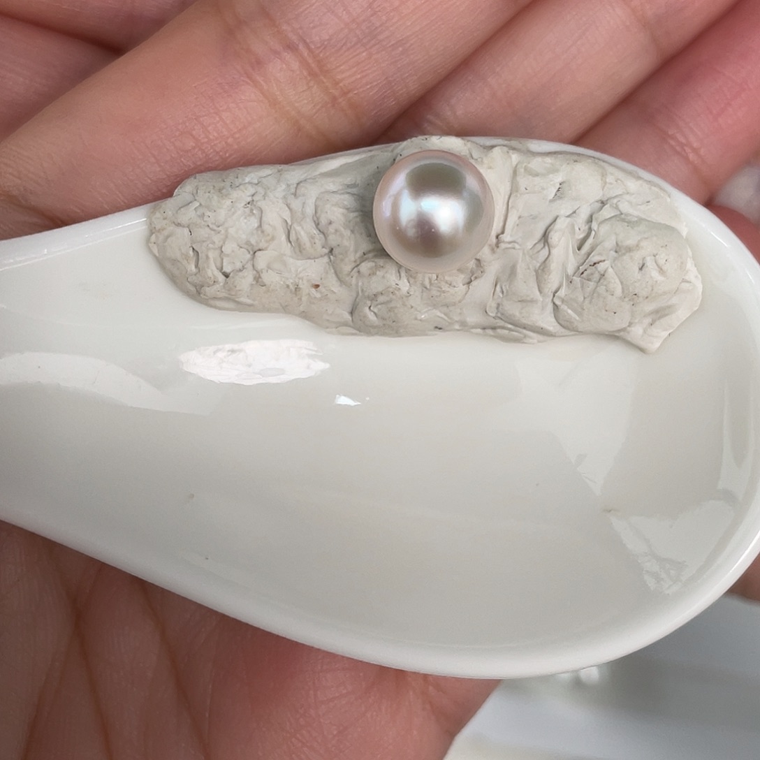 希***希定制海水珍珠未镶嵌裸珠akoya天女9+