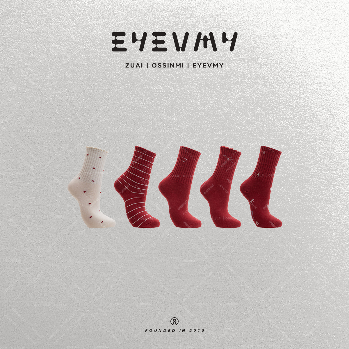 【暖绒红色系女袜】LYCJ0164