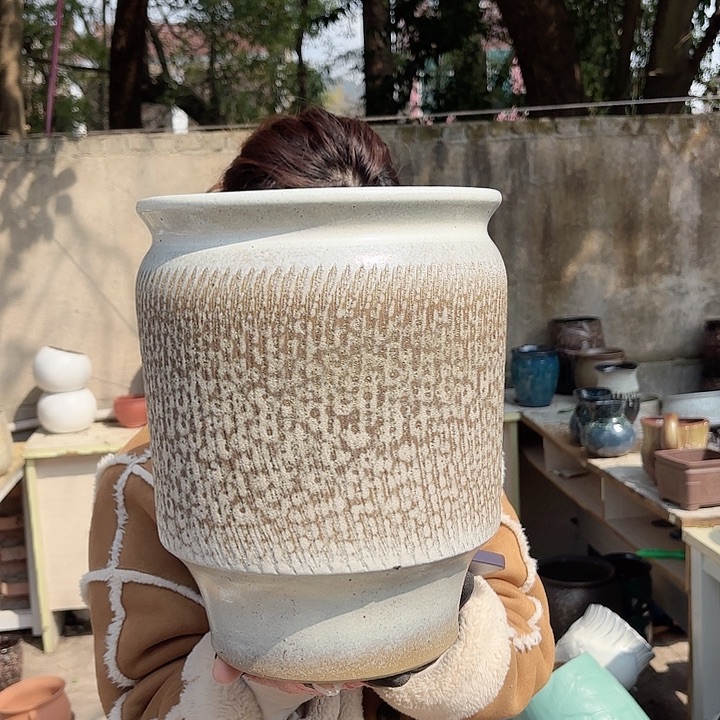 红陶口25高31一个泡泡直