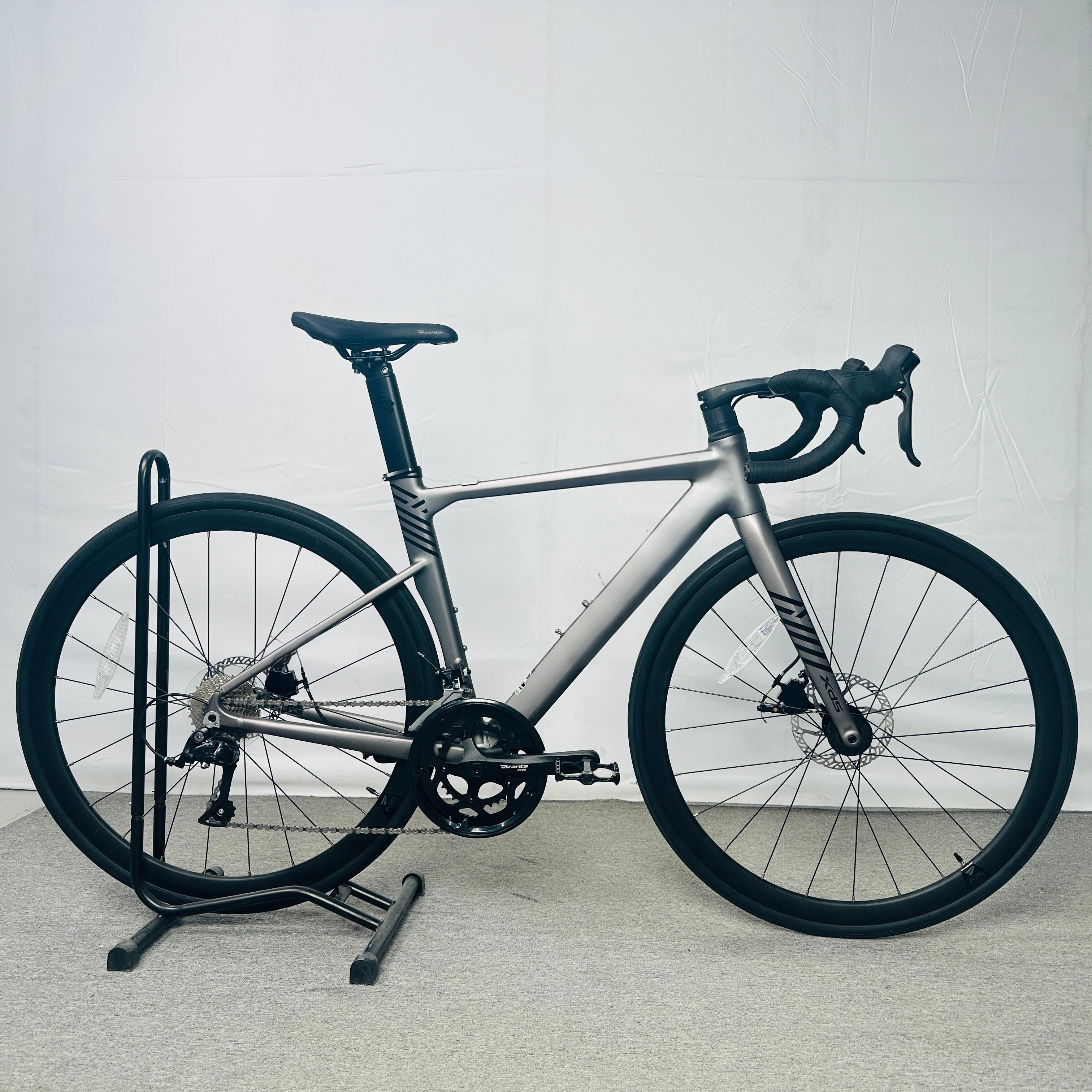 【XI德盛】24款AD300公路自行车 深灰黑 48码165-175 202511170018