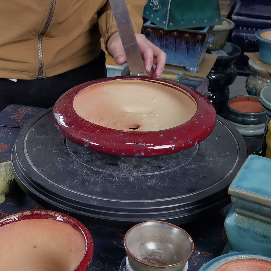 10内口20.5深4石湾花盆默认微瑕