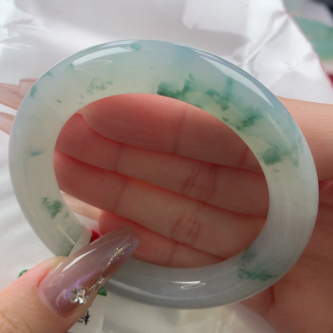 未镶嵌手镯翡翠缅甸天然翡翠A货53