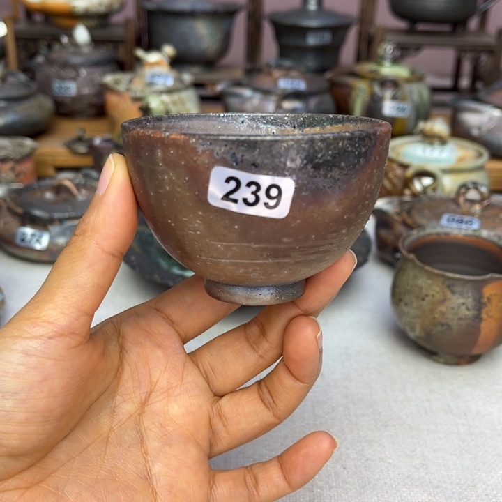壶裸柴烧陶瓷茶具