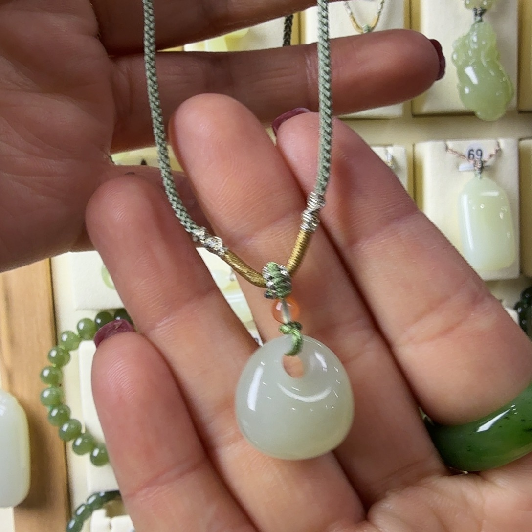 ✿****和田玉未镶嵌颈饰