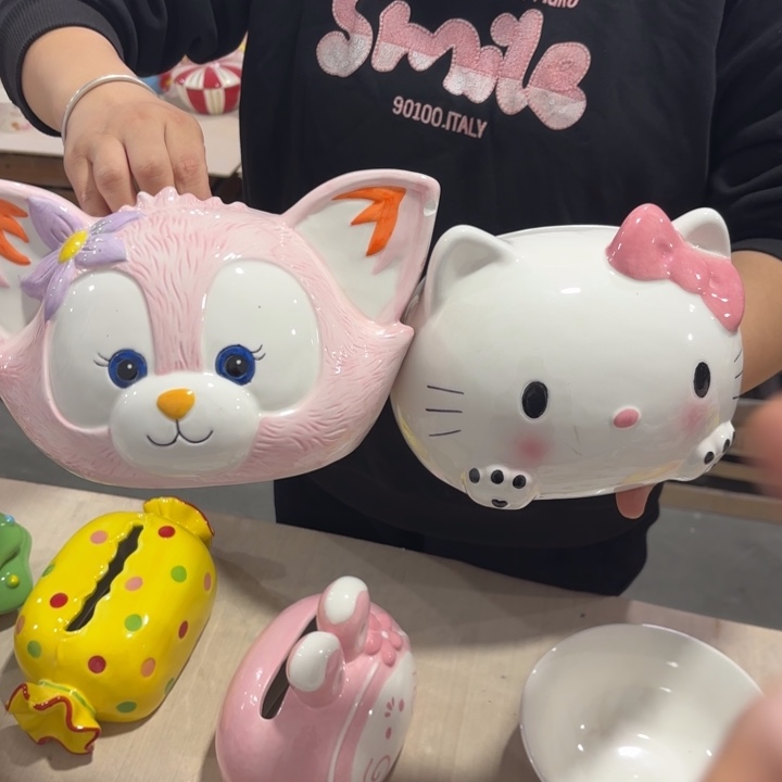 陶摆件陶瓷摆件欢迎光临