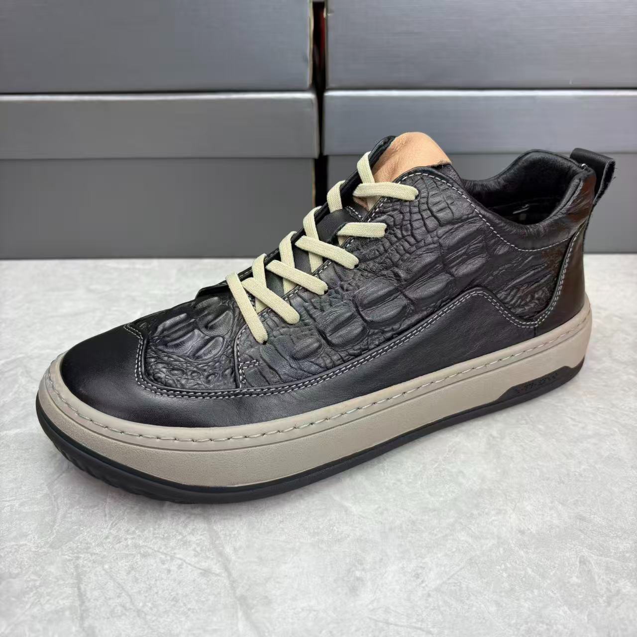 【欧码 尺码偏大】断码清仓真皮男鞋88736