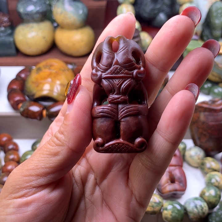 岫岩河磨玉（透闪石质玉）把件未镶嵌W****弯