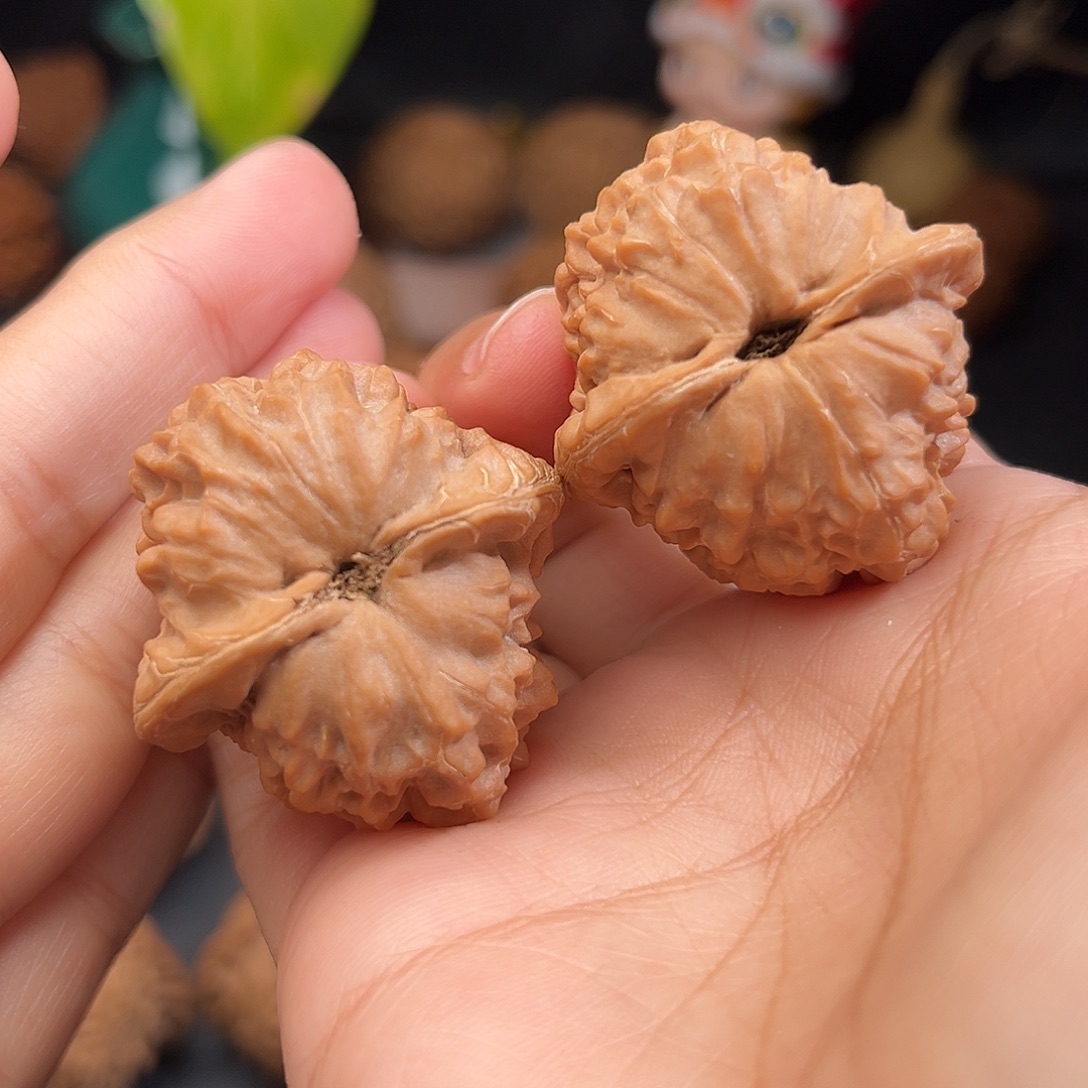 把件文玩核桃鱼鳞纹全品35