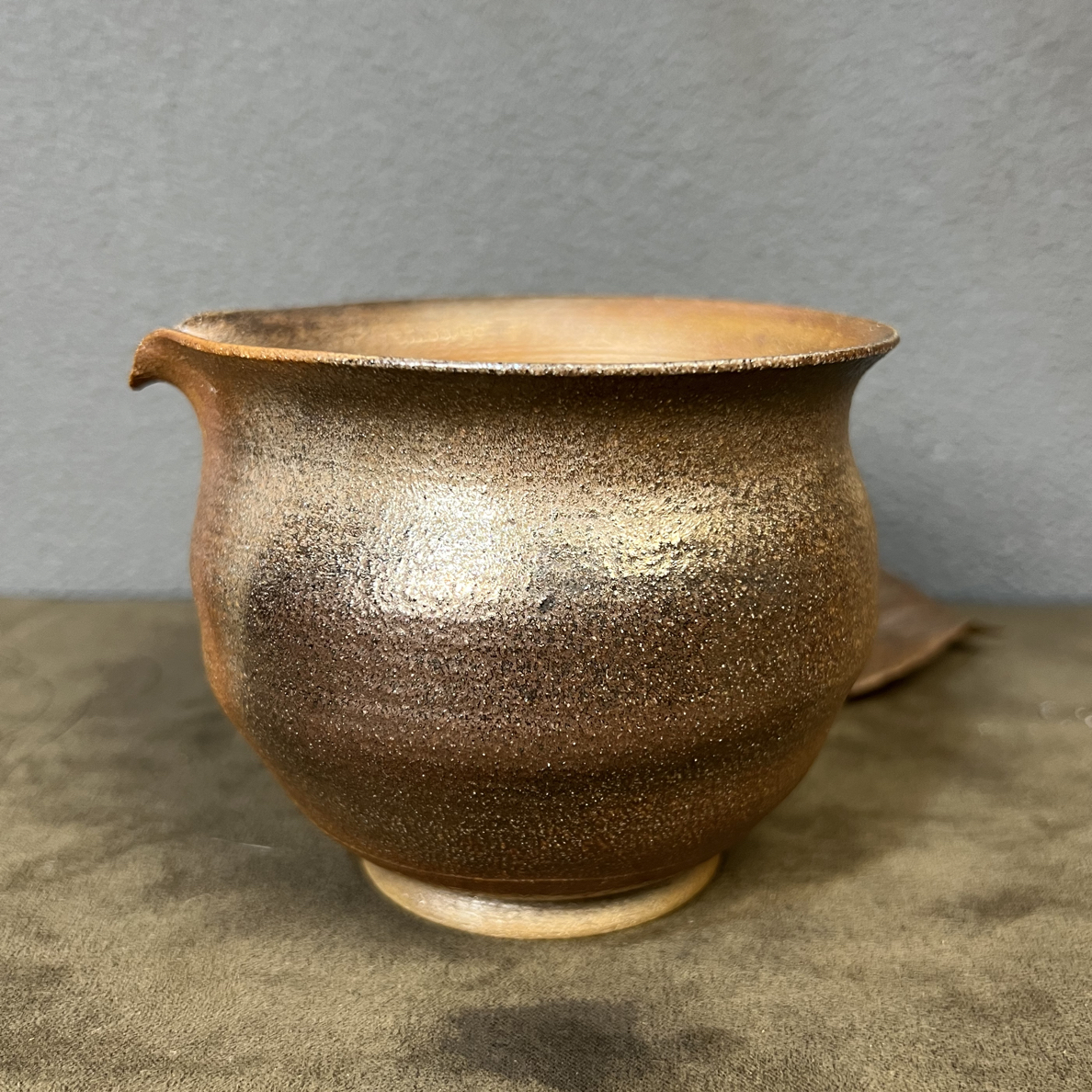  300cc白泥裸烧公道杯建水紫陶白泥古法柴烧纯手工原矿泥料公道杯