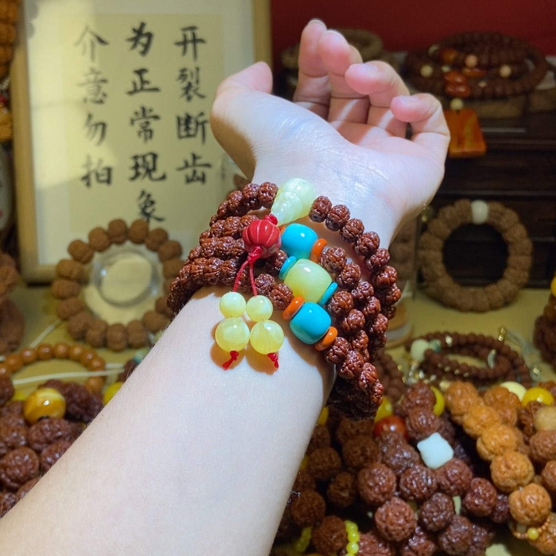 金刚菩提吊坠85玉化108高定款