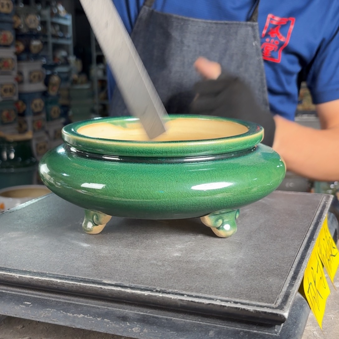 一风堂石湾花盆 内15*5