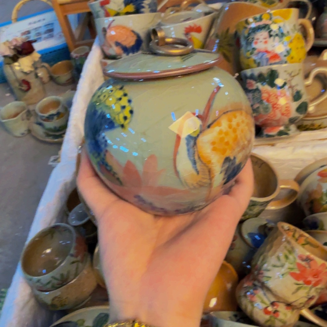 瓷片景德镇陶瓷手工手绘