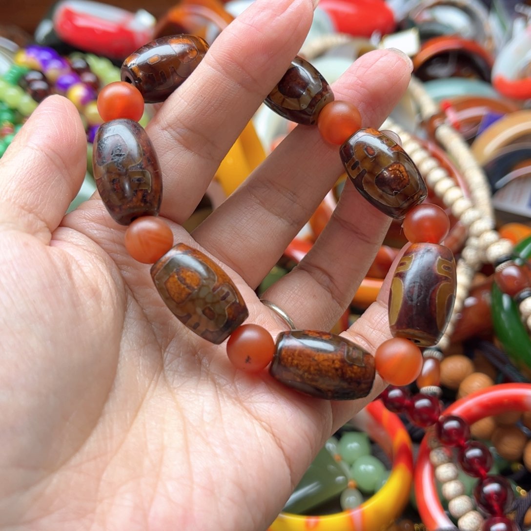 玛瑙/玉髓手链未镶嵌