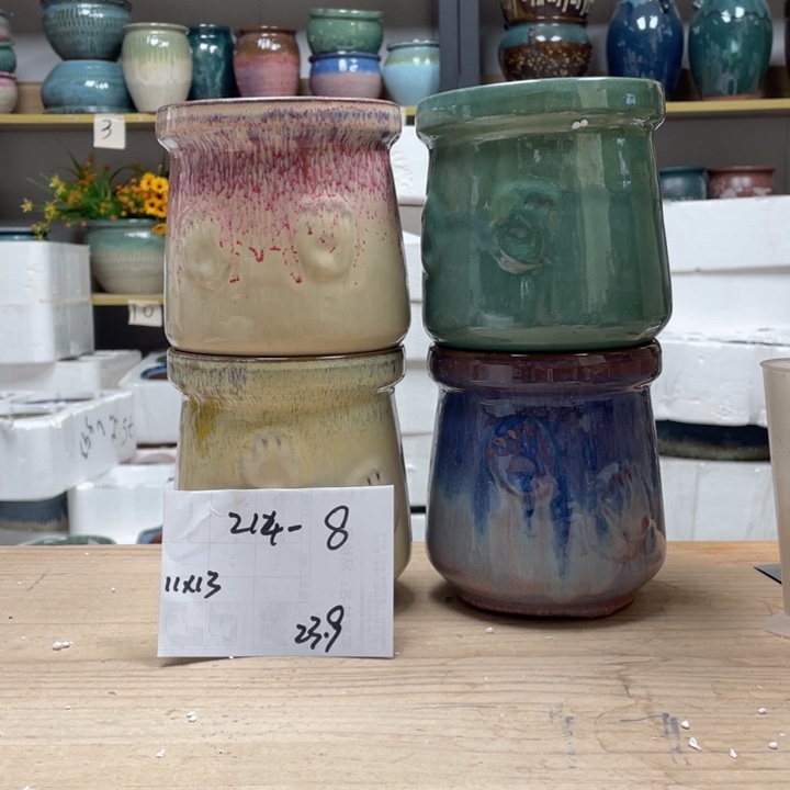 紫砂花盆多肉花盆微瑕8