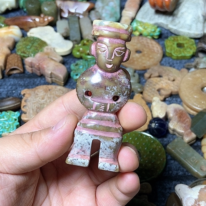 和田玉未镶嵌颈饰137