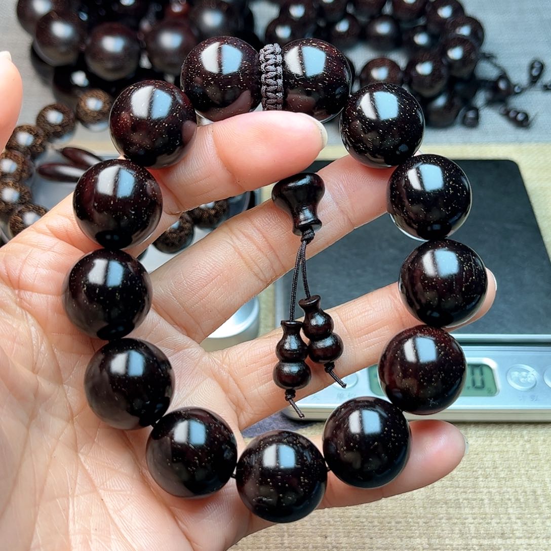 檀香紫檀（小叶紫檀）1.8 13颗 多星