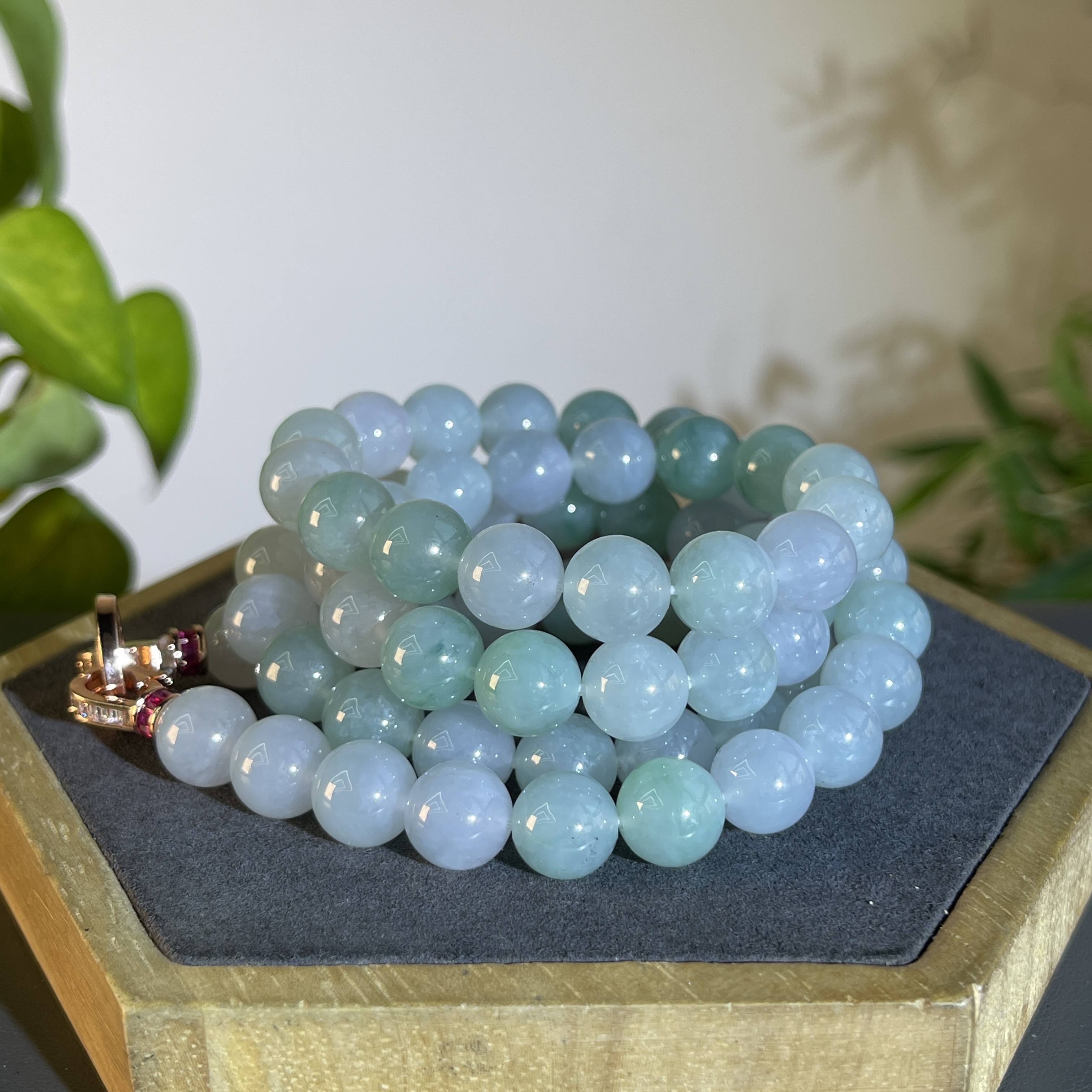 JTA16-156 天然缅甸翡翠A货 翡翠-珠链（含配饰）