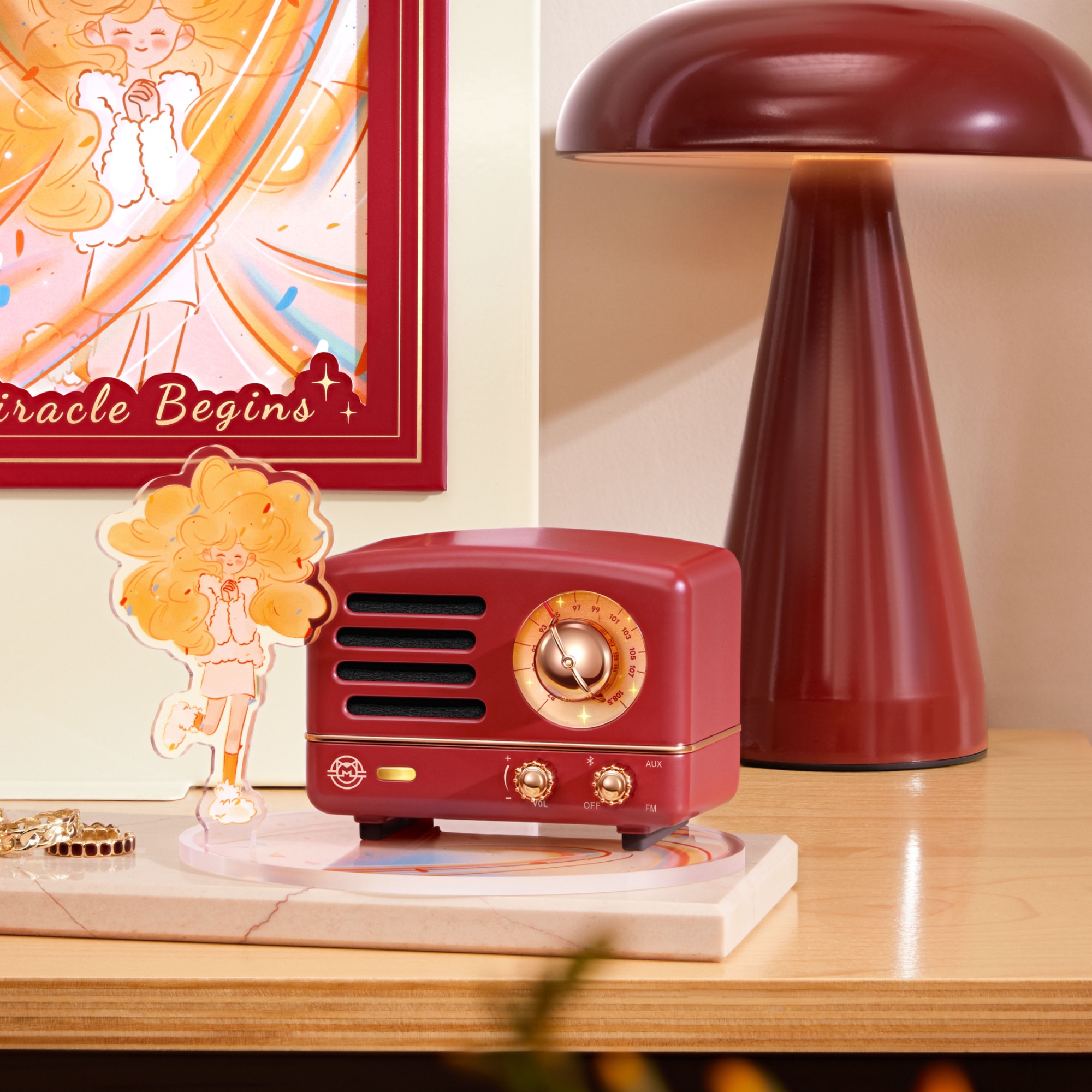 猫王妙播小王子「致梦响家」主题新年蓝牙音箱礼盒 