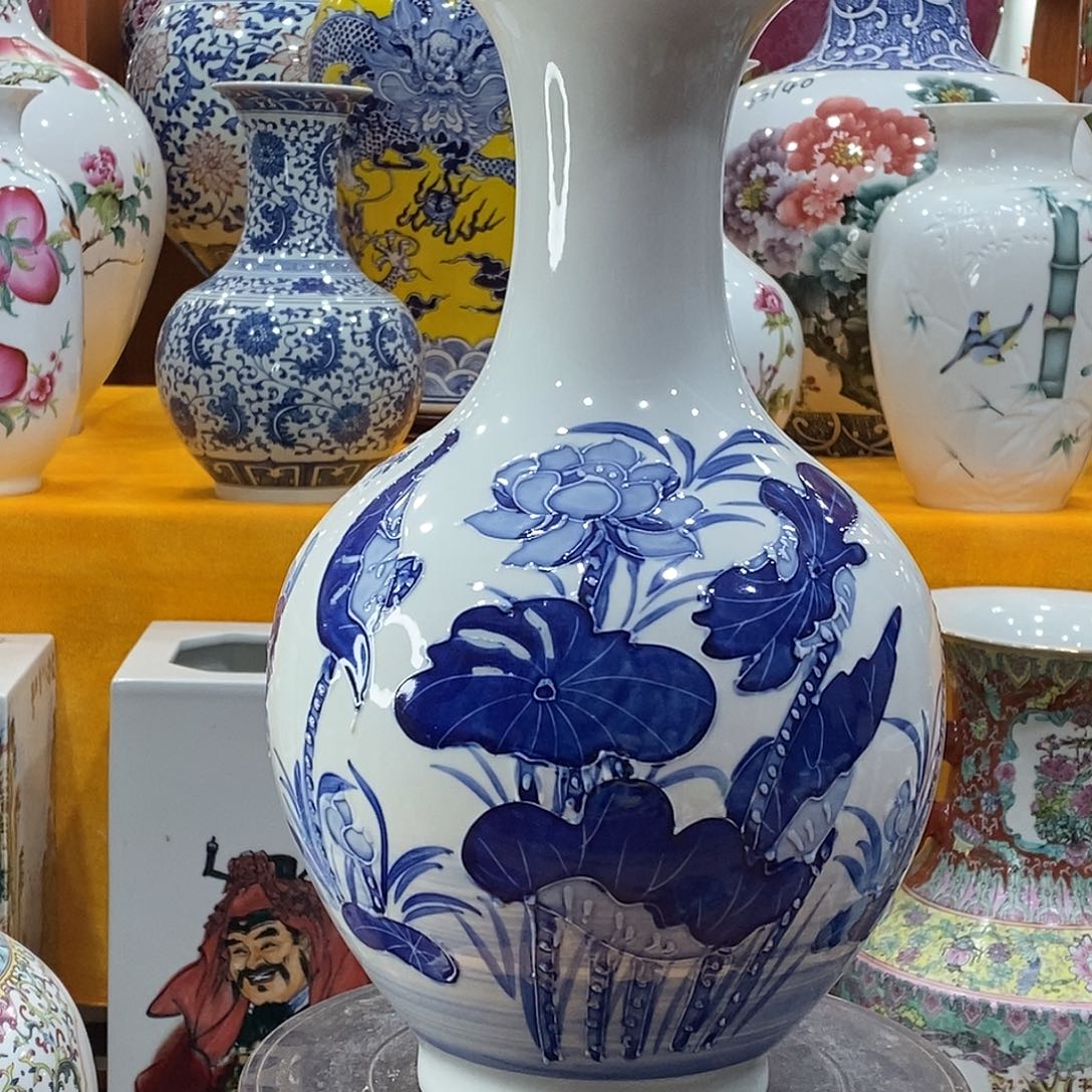 摆件瑶*景德镇陶瓷赏瓶