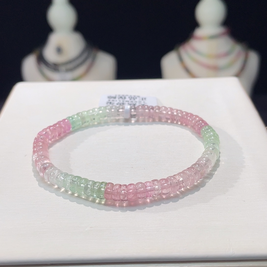 碧玺手串未镶嵌5.3mm±   