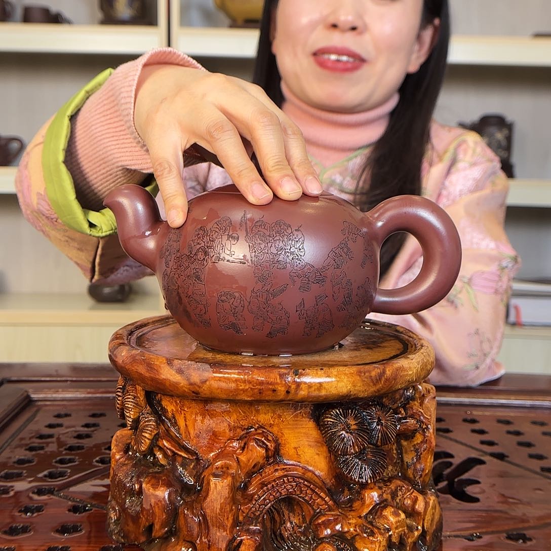 紫砂茶壶江亭亭老师850c c