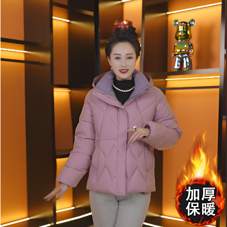 佐芭朵2025冬装新款中老年妈妈云绒保暖大码保暖外套