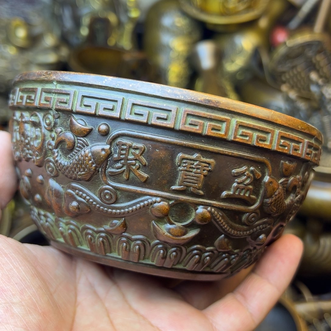 精美文玩精品铜器摆件