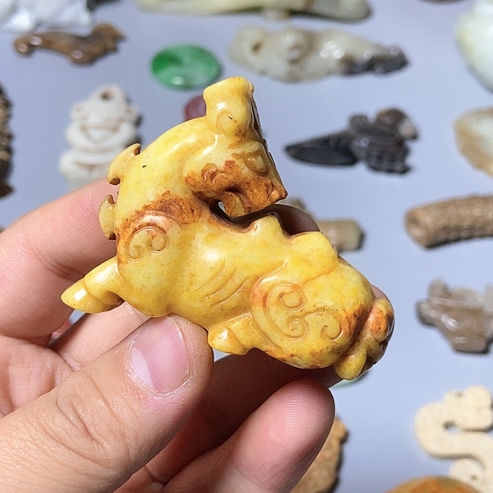 和田玉未镶嵌颈饰106