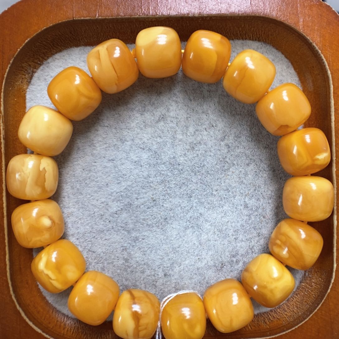 蜜蜡手串未镶嵌蜜蜡