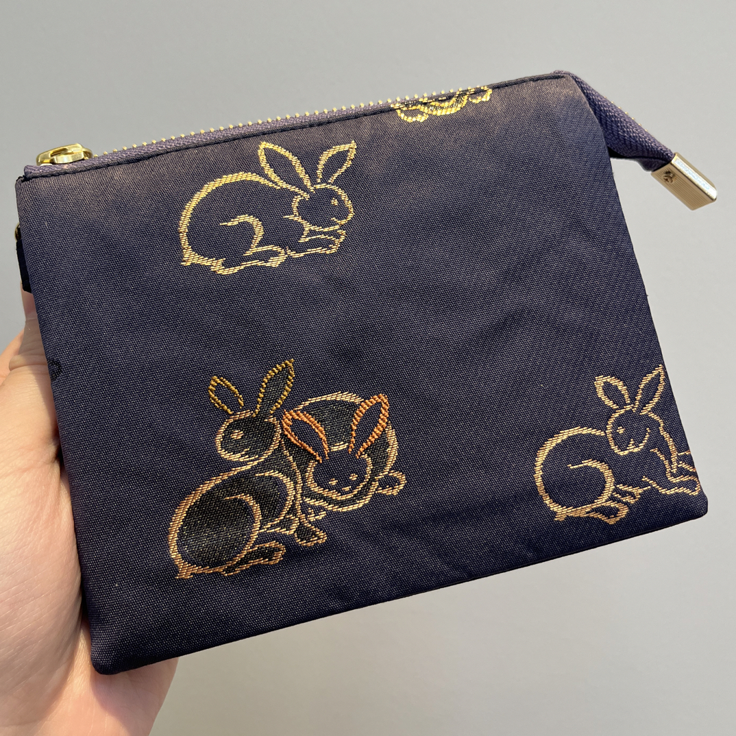 兔子小夹心加薪包 西阵织包包 新中式收纳包 茶周边