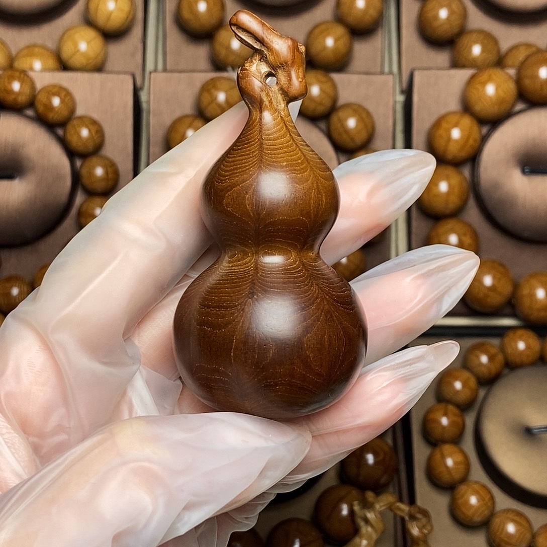 草***堂把件六道木九道小葫芦