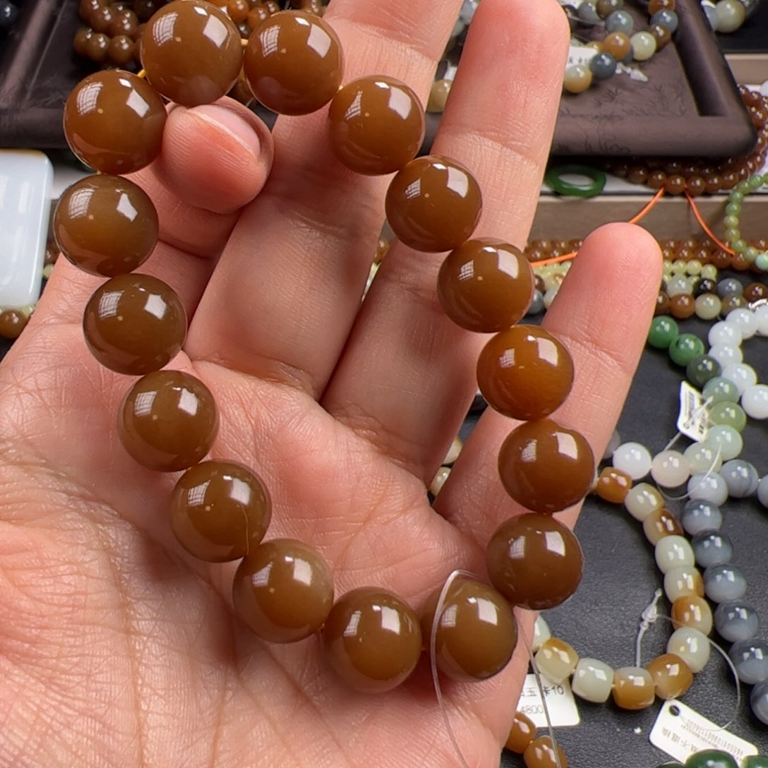 和田玉手链未镶嵌