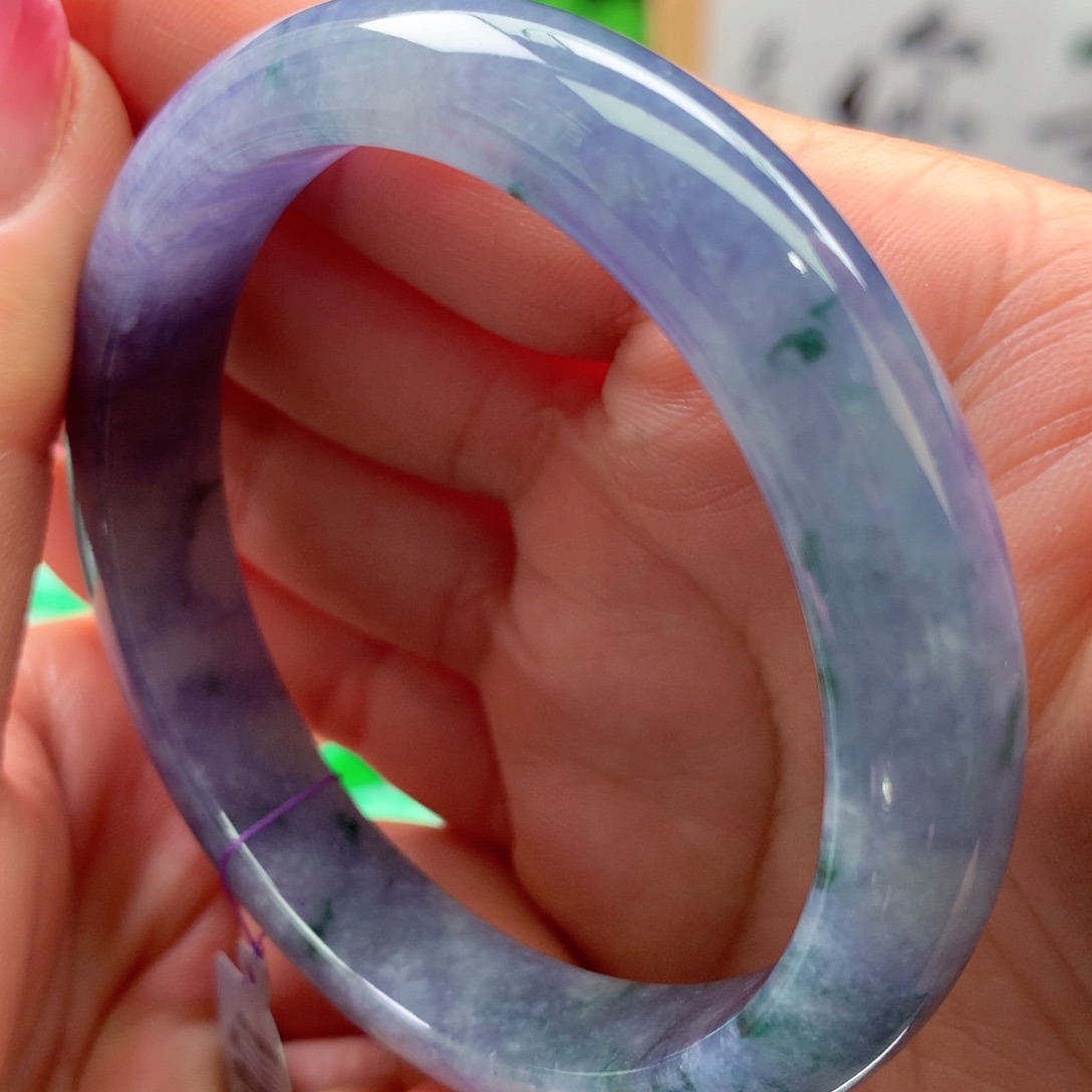 未镶嵌手镯翡翠缅甸57圈口