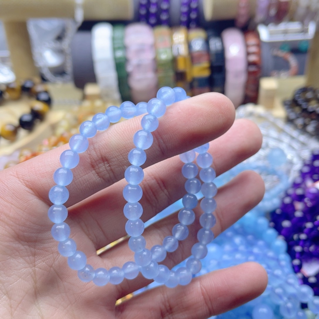 水晶手链银S925镶嵌11111